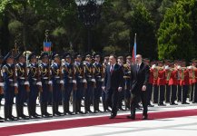 В Баку состоялась  церемония официальной встречи  Президента Польши (ФОТО)