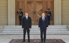 В Баку состоялась  церемония официальной встречи  Президента Польши (ФОТО)