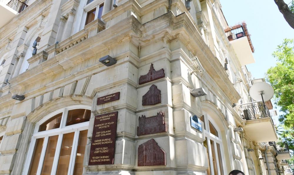 Президенты Азербайджана и Польши приняли участие в открытии в Баку барельефов, посвященных памяти польских архитекторов (ФОТО) (версия 2)