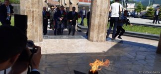 Trilateral meeting of Azerbaijan, Turkey, Georgian defense ministers underway (PHOTO)