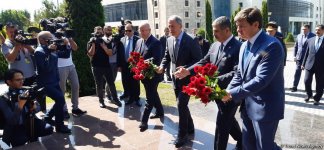 Trilateral meeting of Azerbaijan, Turkey, Georgian defense ministers underway (PHOTO)