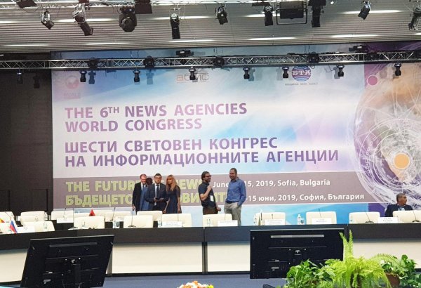 Trend news agency taking part in 6th News Agencies World Congress in Bulgaria (PHOTO)