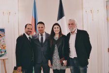В Париже открылась выставка в честь Насими -  среди гостей потомки Шарля дэ Голля и Льва Толстого (ВИДЕО, ФОТО)