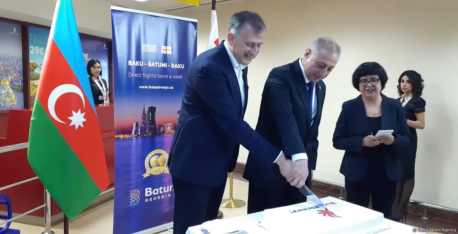 Azerbaijan’s Buta Airways launches Baku-Batumi flight (PHOTO)