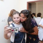 Вице-президент Фонда Гейдара Алиева Лейла Алиева посетила столичные школы-интернаты номер 4 и 3 (ФОТО) (версия 2)