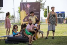 С Бакинского бульвара отправили 108 приветствий Солнцу (ФОТО)