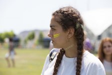 С Бакинского бульвара отправили 108 приветствий Солнцу (ФОТО)