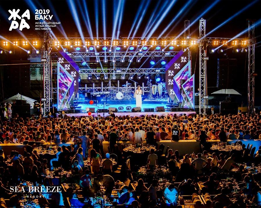 На красивейшем курорте Баку прошел  феерический концерт pre-party фестиваля "ЖАРА 2019" (ФОТО)
