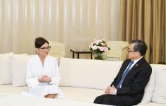 Первый вице-президент Мехрибан Алиева встретилась с заместителем генсека ООН (версия 2) (ФОТО)