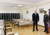 Президент Ильхам Алиев ознакомился с условиями после реконструкции в Военном лицее им. Дж. Нахчыванского (ФОТО)