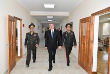 Президент Ильхам Алиев ознакомился с условиями после реконструкции в Военном лицее им. Дж. Нахчыванского (ФОТО)