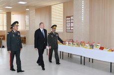 Президент Ильхам Алиев ознакомился с условиями после реконструкции в Военном лицее им. Дж. Нахчыванского (ФОТО)