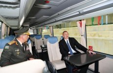 Президент Ильхам Алиев ознакомился с условиями после реконструкции в Военном лицее им. Дж. Нахчыванского (ФОТО)