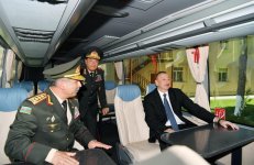 Президент Ильхам Алиев ознакомился с условиями после реконструкции в Военном лицее им. Дж. Нахчыванского (ФОТО)