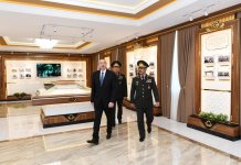 Президент Ильхам Алиев ознакомился с условиями после реконструкции в Военном лицее им. Дж. Нахчыванского (ФОТО)