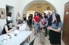 Вице-президент Фонда Гейдара Алиева Лейла Алиева приняла участие на презентации проекта «Поощрение инклюзивного образования посредством традиционного искусства» (ФОТО)