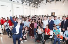 Leyla Aliyeva attends ceremony of launching first ever Inclusivity Hackathon in Azerbaijan (PHOTO)