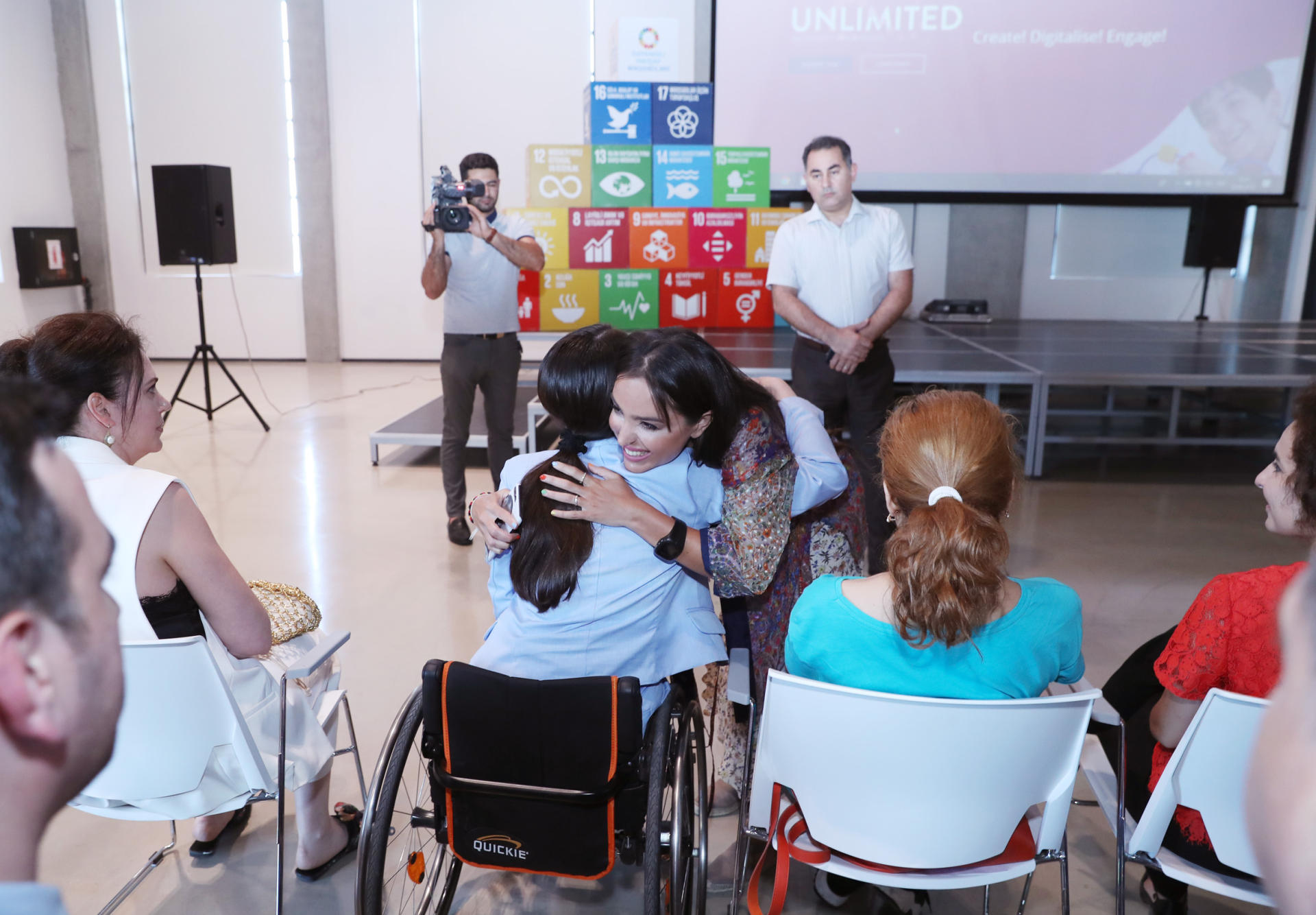 Leyla Aliyeva attends ceremony of launching first ever Inclusivity Hackathon in Azerbaijan (PHOTO)
