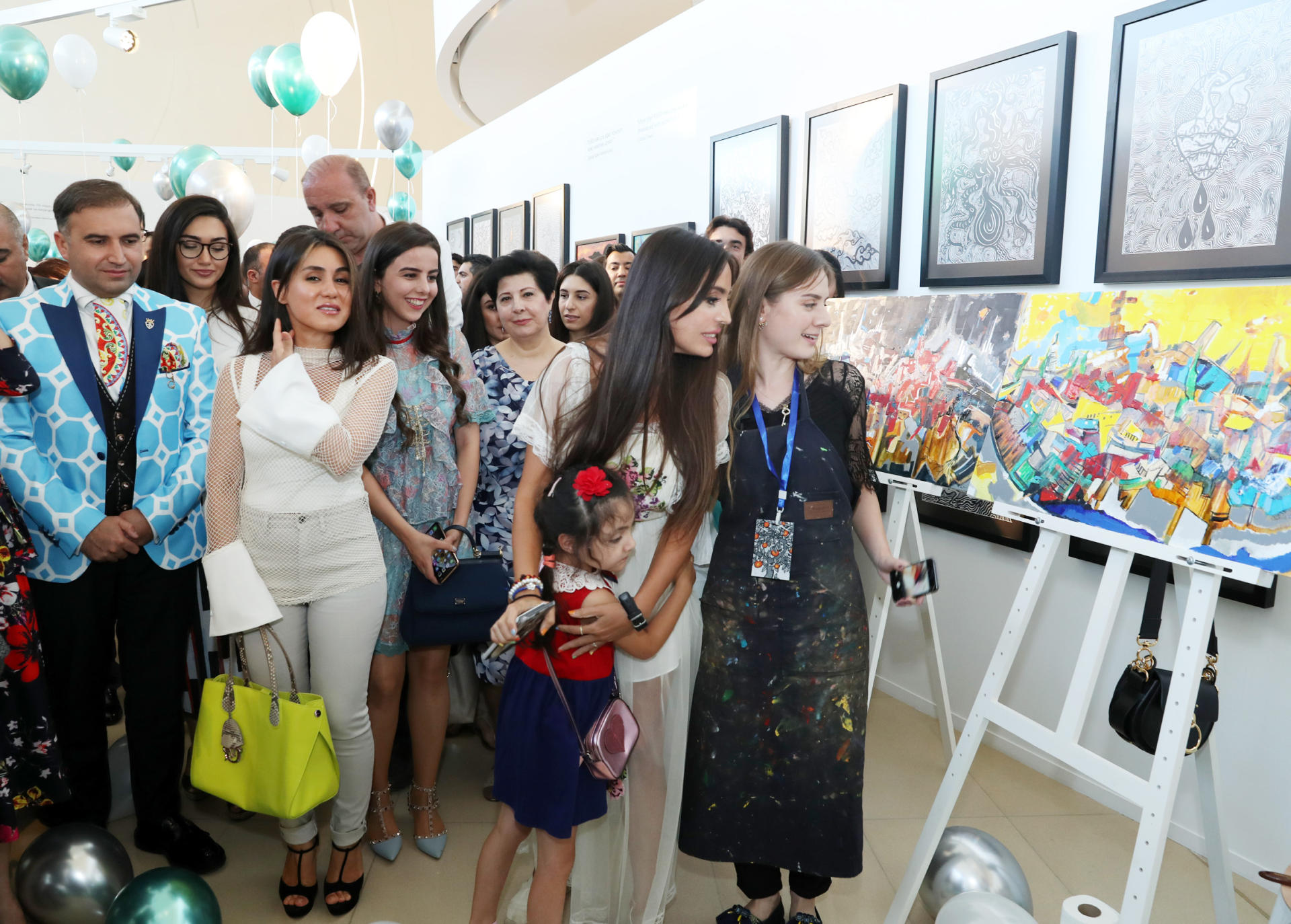 Vice-President of Heydar Aliyev Foundation Leyla Aliyeva views “Live Life” exhibition (PHOTO)