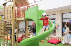 Leyla Aliyeva attends entertainment show organized by the Heydar Aliyev Foundation for children (PHOTO)
