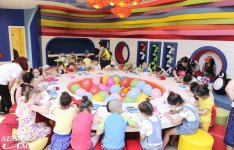 Leyla Aliyeva attends entertainment show organized by the Heydar Aliyev Foundation for children (PHOTO)