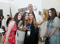Vice-President of Heydar Aliyev Foundation Leyla Aliyeva views “Live Life” exhibition (PHOTO)
