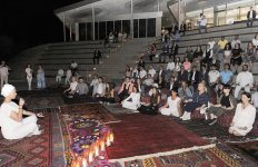 Вице-президент Фонда Гейдара Алиева Лейла Алиева приняла участие в вечере йоги и поэзии в заповеднике "Янардаг" (ФОТО)