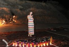 Вице-президент Фонда Гейдара Алиева Лейла Алиева приняла участие в вечере йоги и поэзии в заповеднике "Янардаг" (ФОТО)