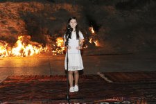 Вице-президент Фонда Гейдара Алиева Лейла Алиева приняла участие в вечере йоги и поэзии в заповеднике "Янардаг" (ФОТО)