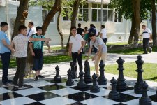 Вице-президент Фонда Гейдара Алиева Лейла Алиева приняла участие в открытии очередного благоустроенного двора в рамках проекта «Наш двор» (ФОТО)