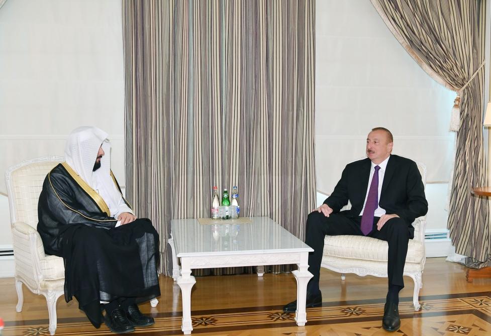 President Ilham Aliyev receives Saudi Arabian justice minister