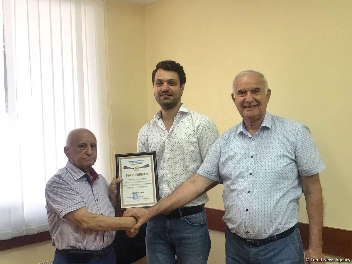 Общество ветеранов спецслужб "Альянс" наградило сотрудника TREND (ФОТO)