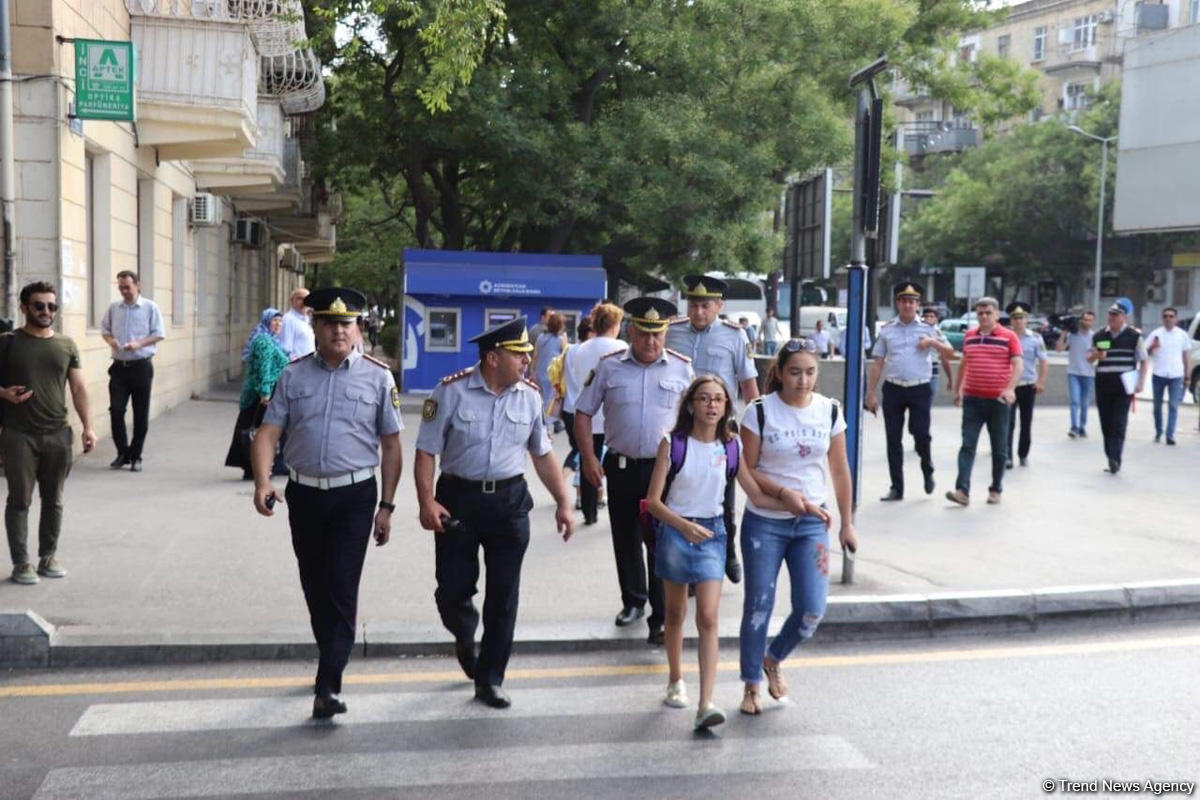 Полиция Баку проводит масштабную профилактику правонарушений в столице (ФОТО)