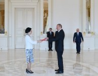 President Aliyev receives credentials of ambassadors of several countries (PHOTO)
