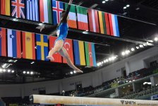 "EYOF Баку 2019": Продолжаются соревнования по спортивной гимнастике (ФОТО)
