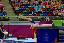 Best moments of 2nd day of artistic gymnastics competitions at EYOF Baku 2019 (PHOTO)
