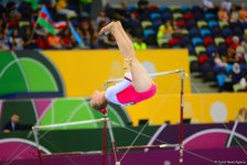 Best moments of 2nd day of artistic gymnastics competitions at EYOF Baku 2019 (PHOTO)