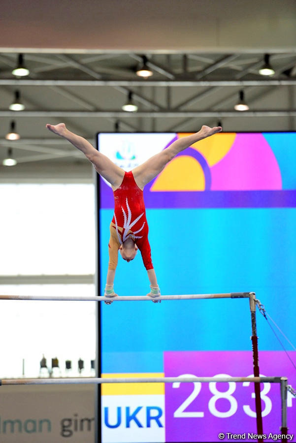 "EYOF Баку 2019": Продолжаются соревнования по спортивной гимнастике (ФОТО)