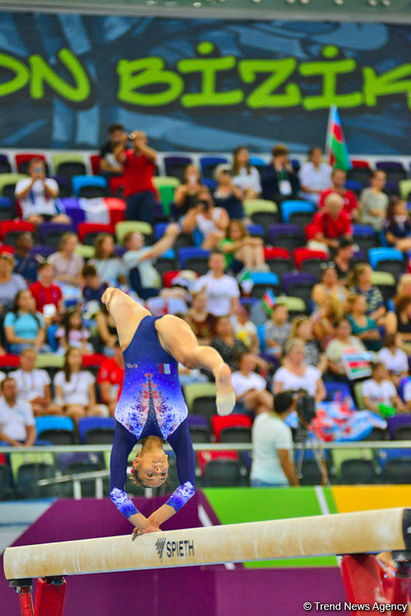 "EYOF Баку 2019": Продолжаются соревнования по спортивной гимнастике (ФОТО)