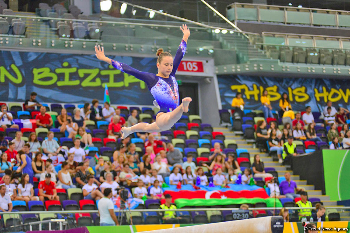 "EYOF Баку 2019": Продолжаются соревнования по спортивной гимнастике (ФОТО)