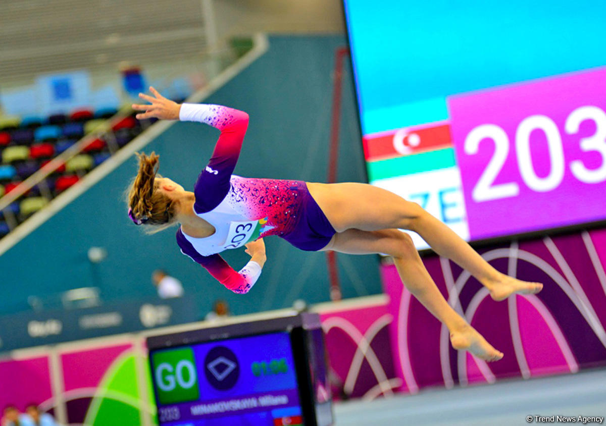 "EYOF Баку 2019": Продолжаются соревнования по спортивной гимнастике (ФОТО)