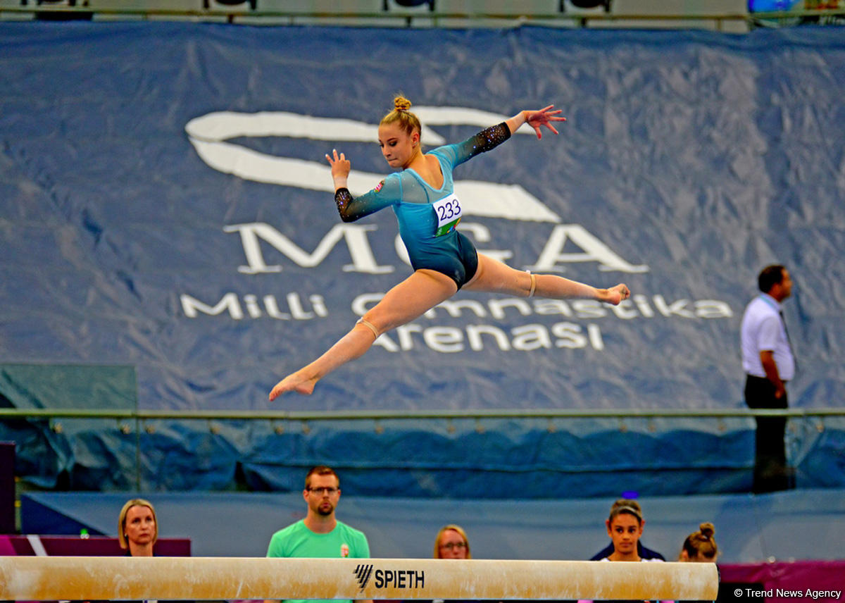Best moments of 2nd day of artistic gymnastics competitions at EYOF Baku 2019 (PHOTO)