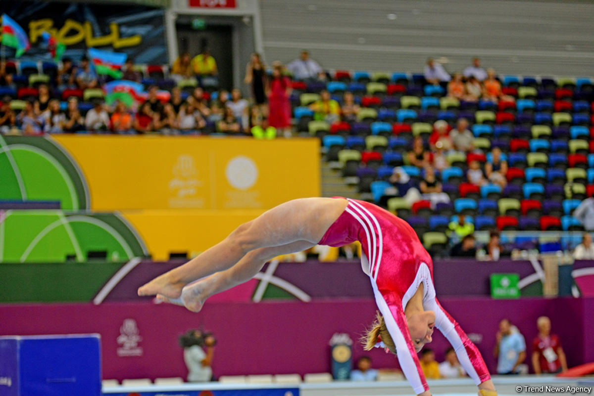 Best moments of 2nd day of artistic gymnastics competitions at EYOF Baku 2019 (PHOTO)