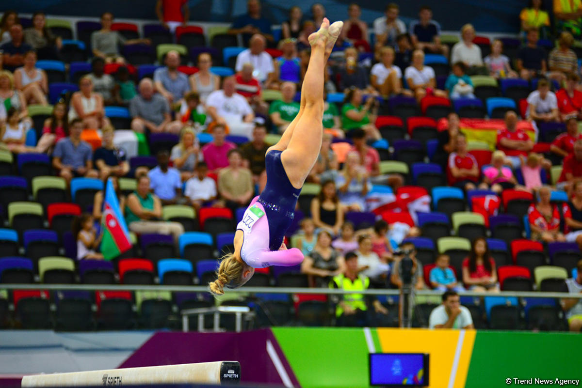 Best moments of 2nd day of artistic gymnastics competitions at EYOF Baku 2019 (PHOTO)