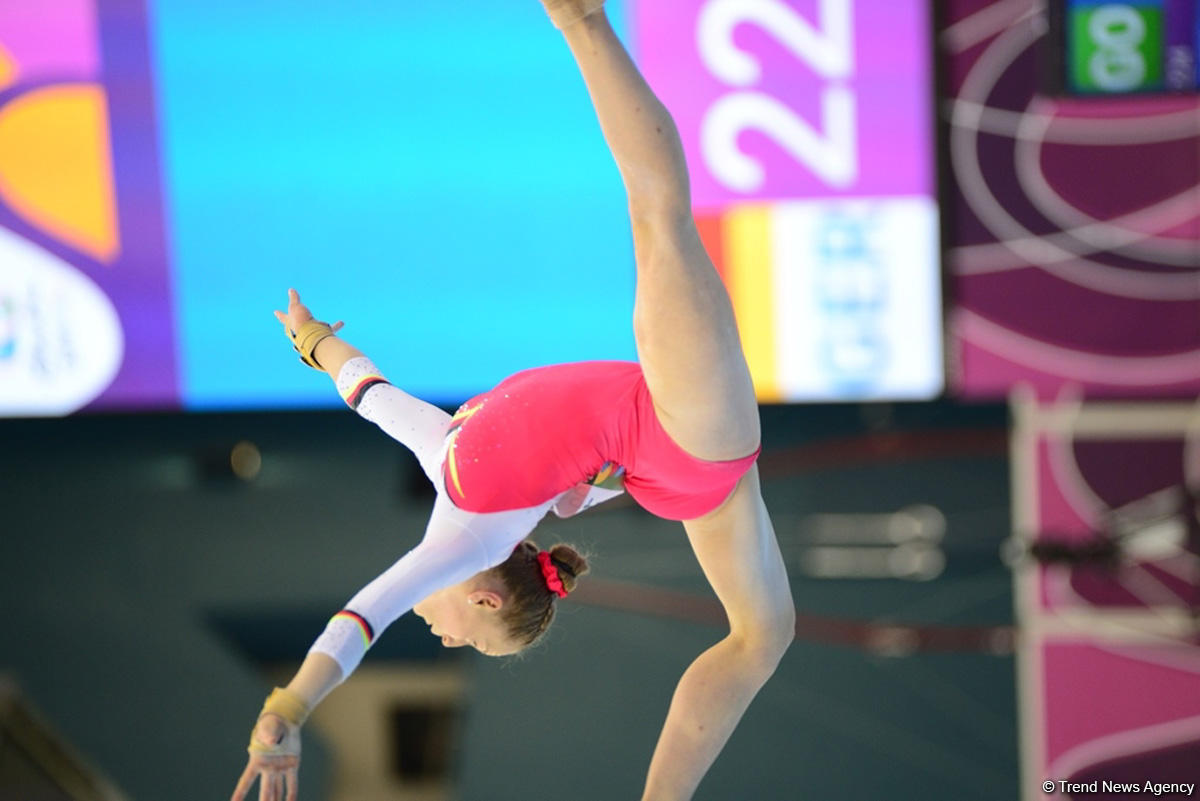 Best moments of 2nd day of artistic gymnastics competitions at EYOF Baku 2019 (PHOTO)
