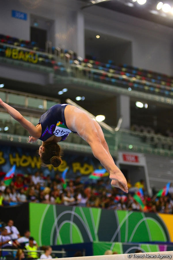 Best moments of 2nd day of artistic gymnastics competitions at EYOF Baku 2019 (PHOTO)