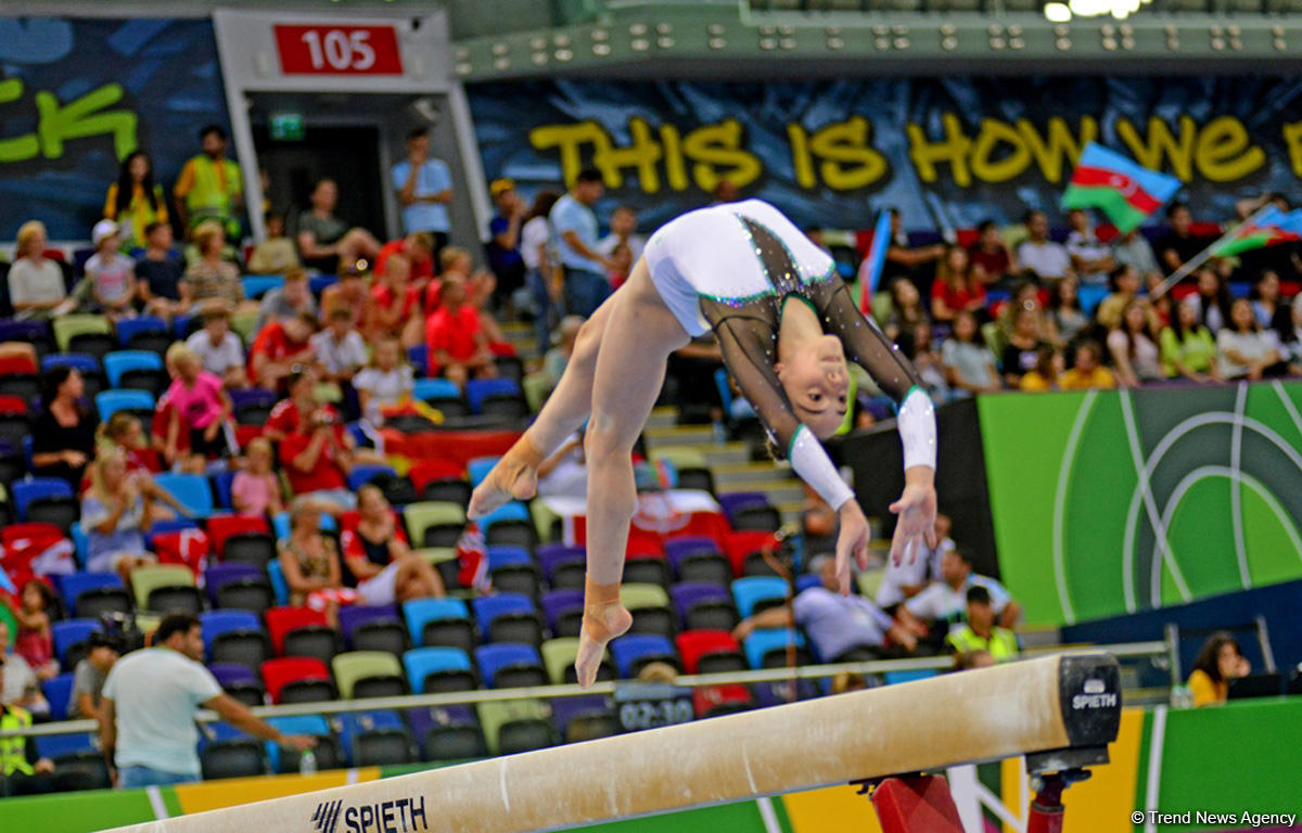 Best moments of 2nd day of artistic gymnastics competitions at EYOF Baku 2019 (PHOTO)