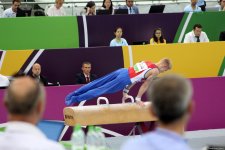 Fourth day of artistic gymnastics competitions kick off as part of EYOF Baku 2019 (PHOTO)