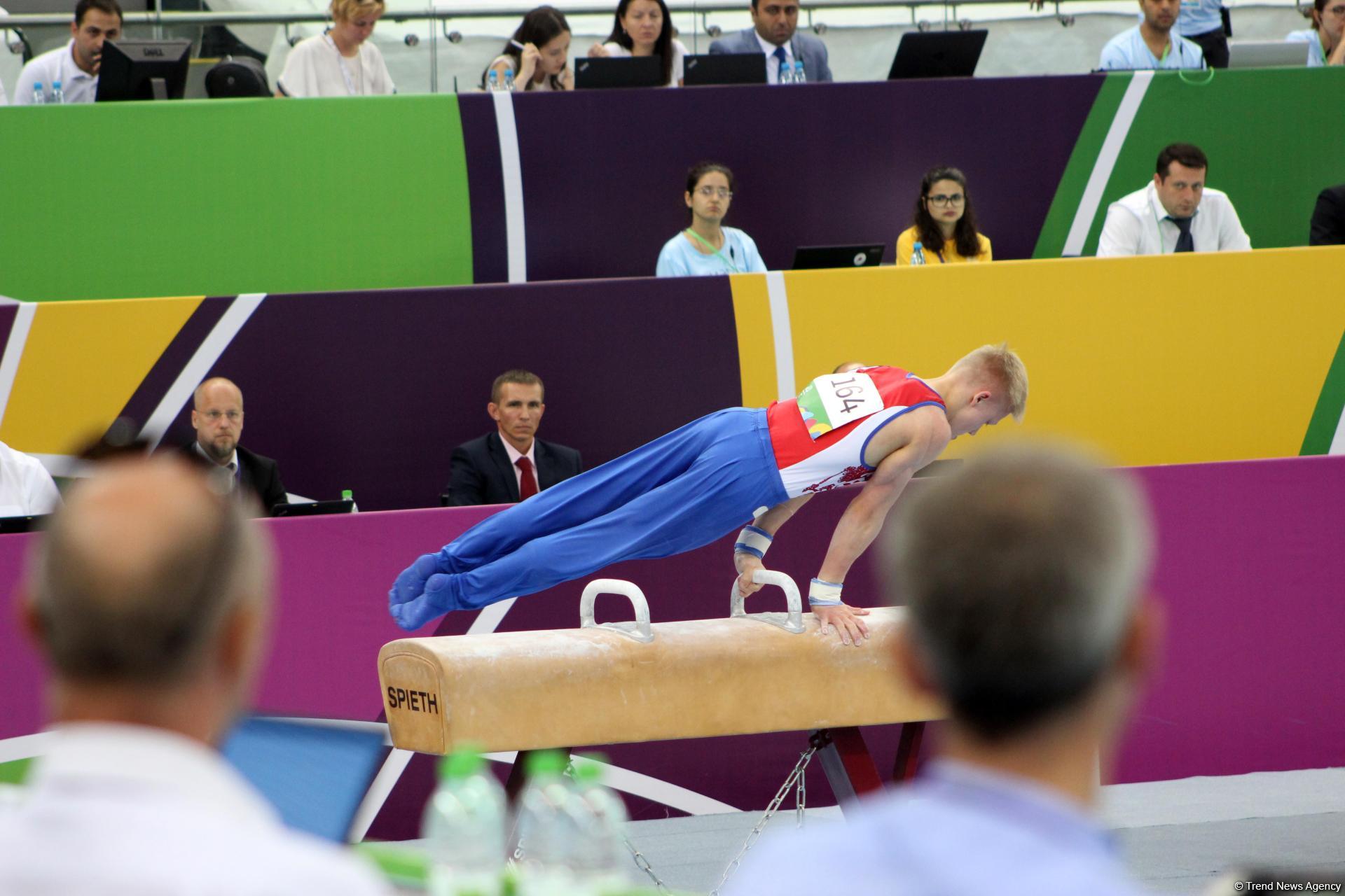 Fourth day of artistic gymnastics competitions kick off as part of EYOF Baku 2019 (PHOTO)