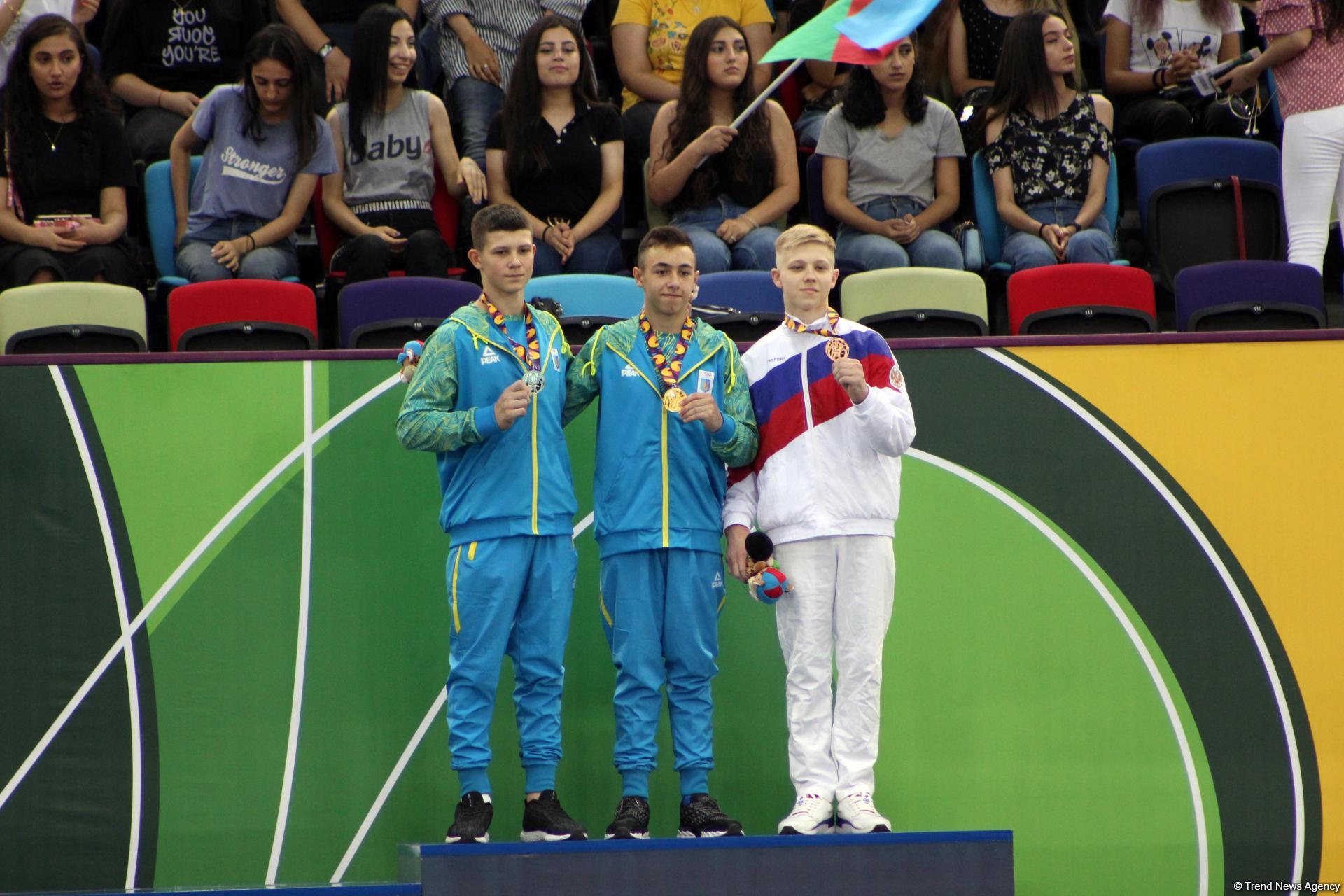 Ukrainian gymnast grabs gold in EYOF Baku 2019 floor exercises (PHOTO)